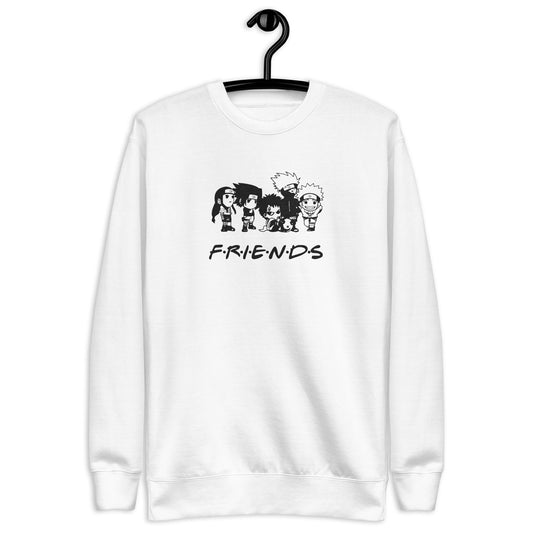 Naruto Friends Embroidered Sweatshirt - Wolf & Bear