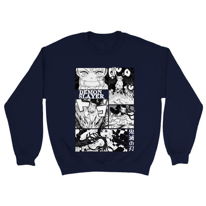 Nezuko Kamado Manga Panel Crewneck Demon Slayer Sweatshirt - Wolf & Bear