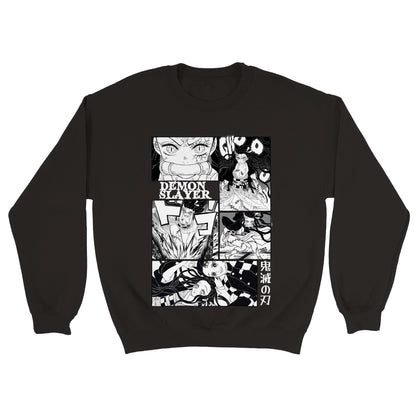 Nezuko Kamado Manga Panel Crewneck Demon Slayer Sweatshirt - Wolf & Bear