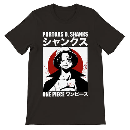 Portgas D. Shanks Japan Motif One Piece T-shirt - Wolf & Bear