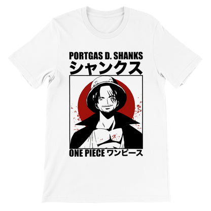 Portgas D. Shanks Japan Motif One Piece T-shirt - Wolf & Bear