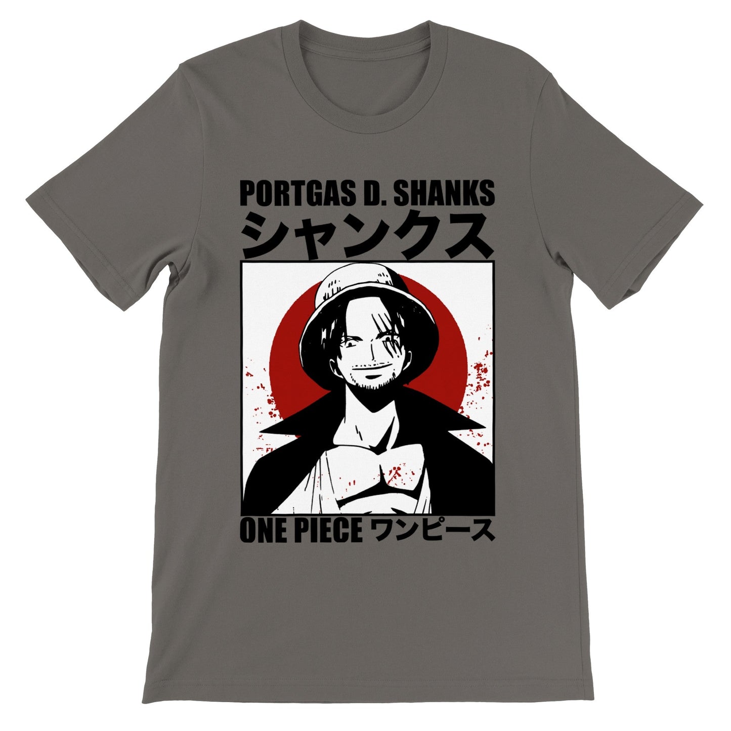 Portgas D. Shanks Japan Motif One Piece T-shirt - Wolf & Bear