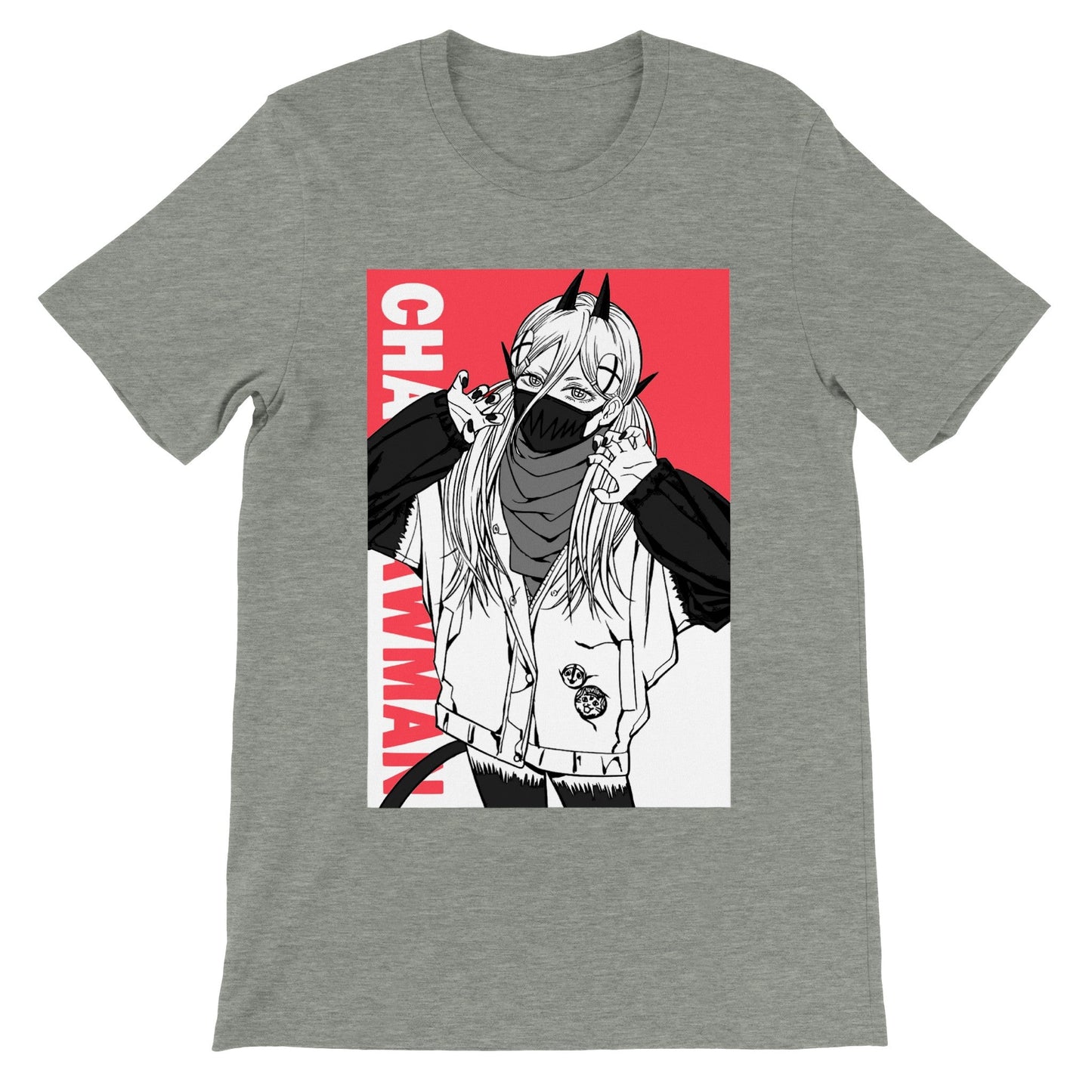 Power Manga Portrait Chainsaw Man T-shirt - Wolf & Bear