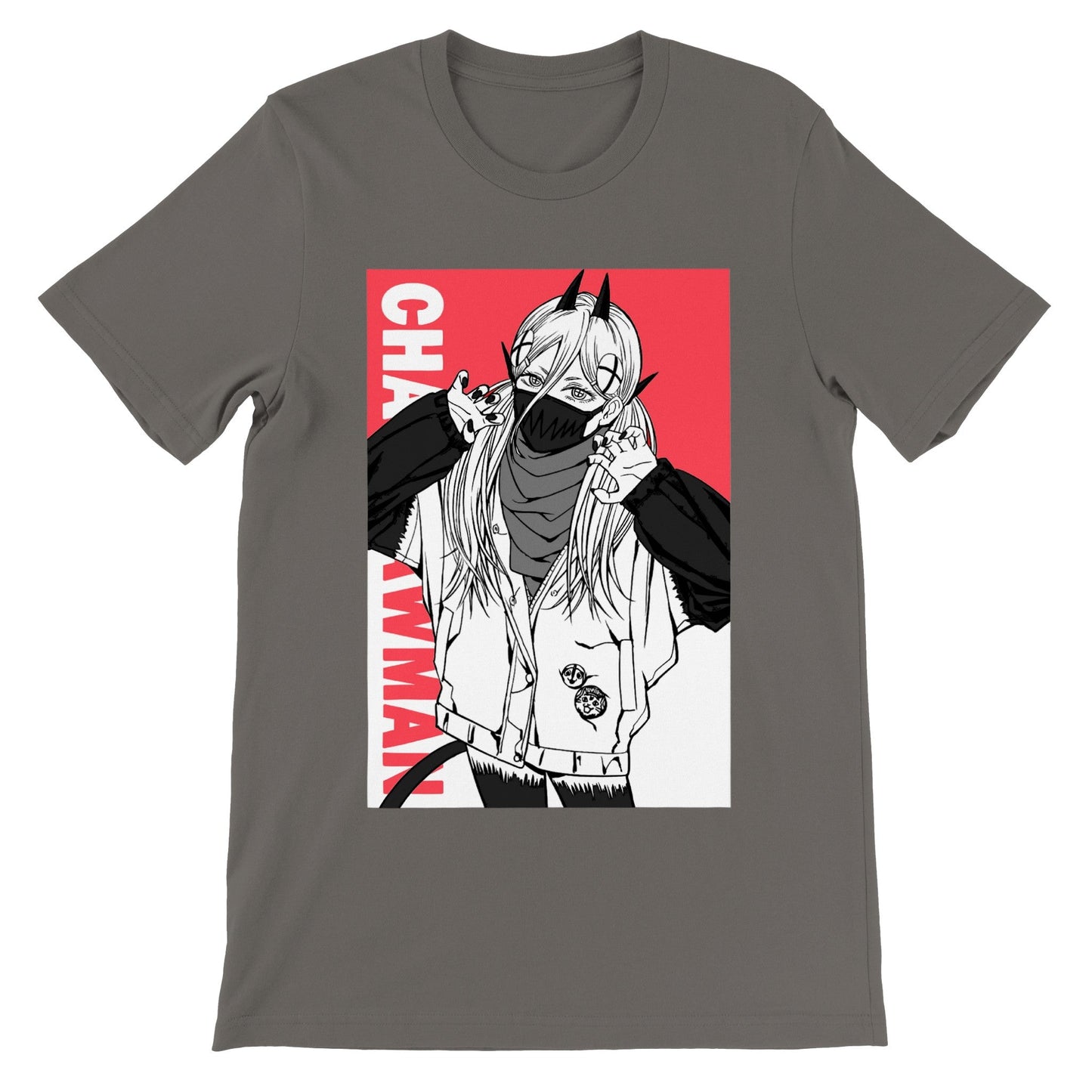 Power Manga Portrait Chainsaw Man T-shirt - Wolf & Bear