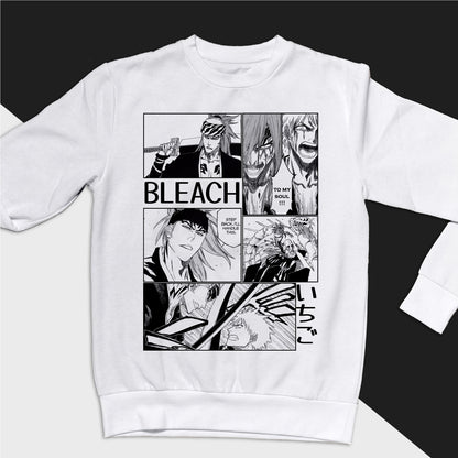 Renji Abarai Manga Panel Classic Unisex Crewneck Bleach Sweatshirt - Wolf & Bear