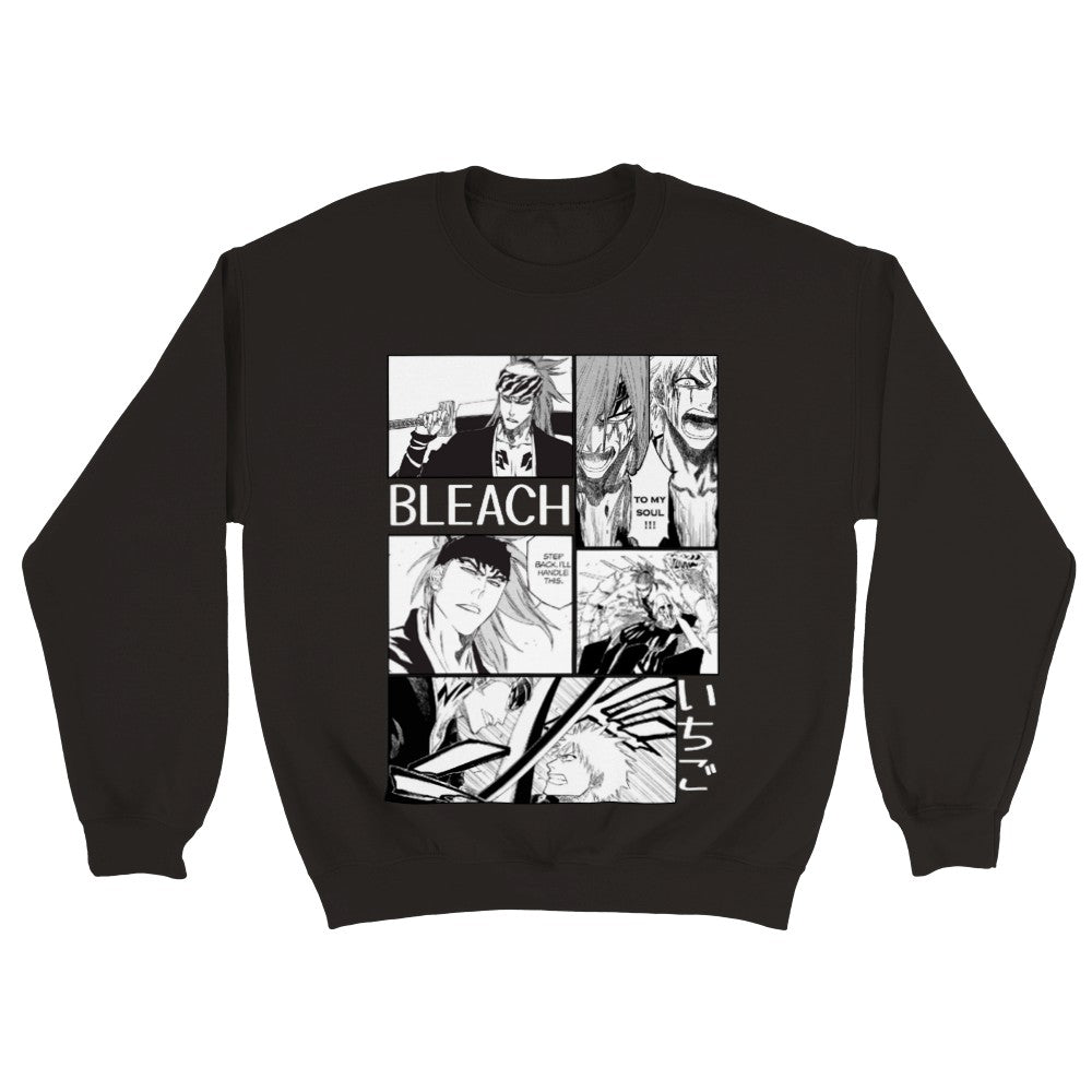 Renji Abarai Manga Panel Classic Unisex Crewneck Bleach Sweatshirt - Wolf & Bear