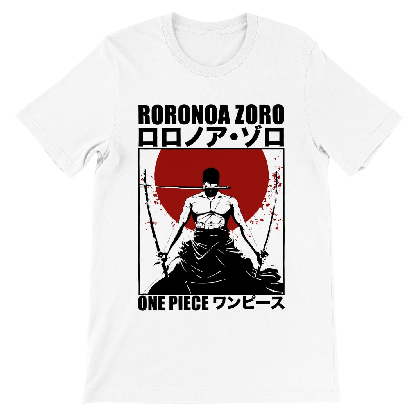 Roronoa Zoro Japan Motif One Piece T-shirt - Wolf & Bear