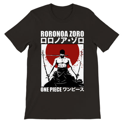 Roronoa Zoro Japan Motif One Piece T-shirt - Wolf & Bear