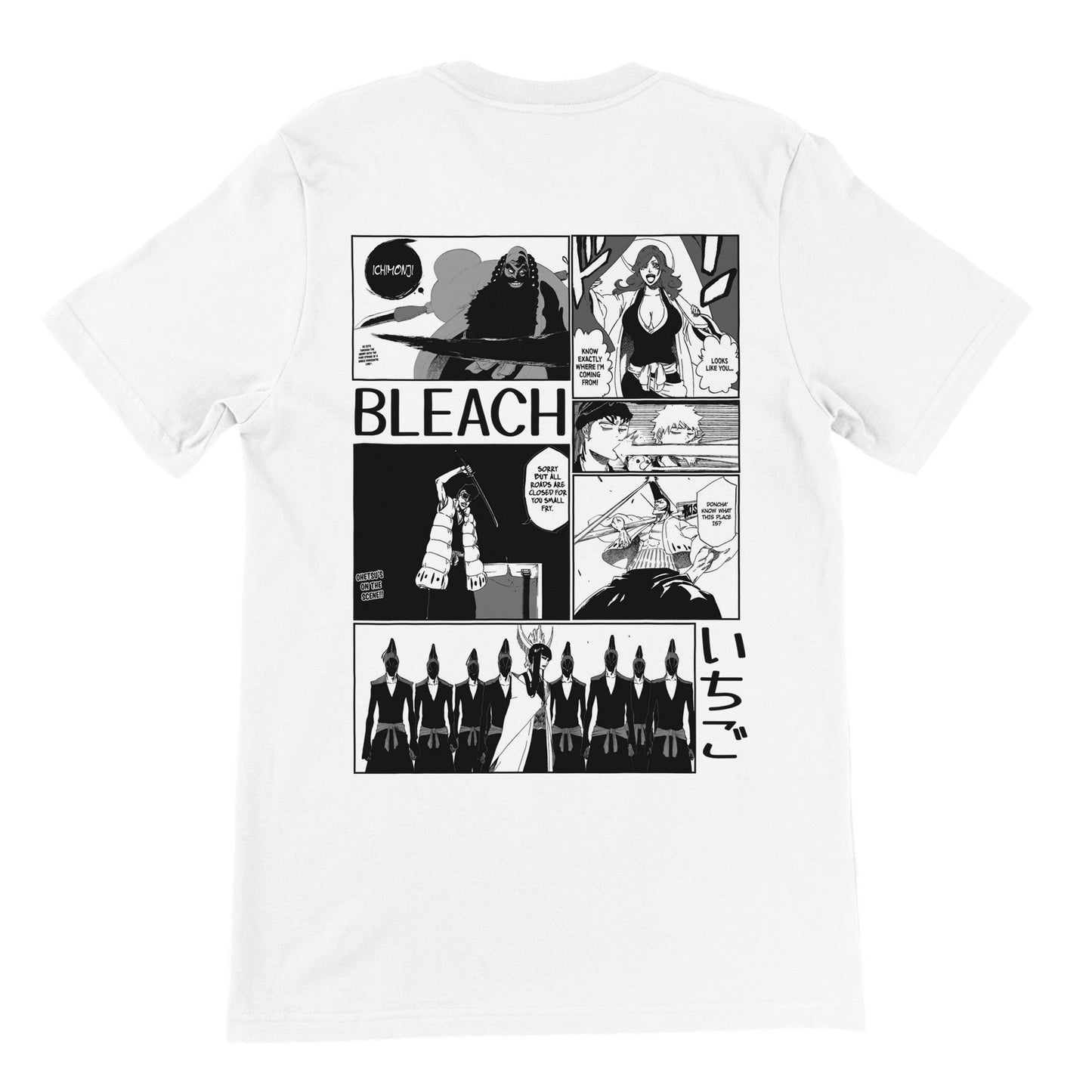 Royal Guard Manga Panel Crewneck Bleach T-shirt - Wolf & Bear