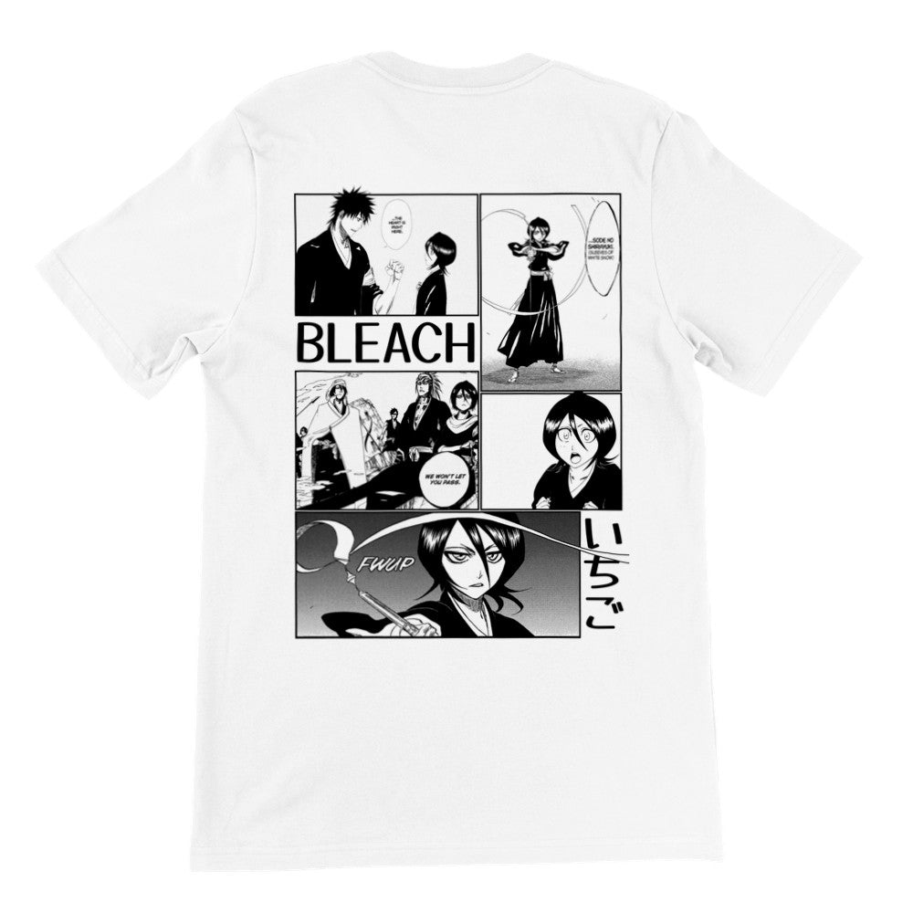 Rukia Kuchiki Manga Panel Premium Unisex Crewneck Bleach T-shirt - Wolf & Bear