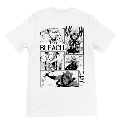 Sajin Komamura Human Form Bleach Manga Panel T-shirt - Wolf & Bear