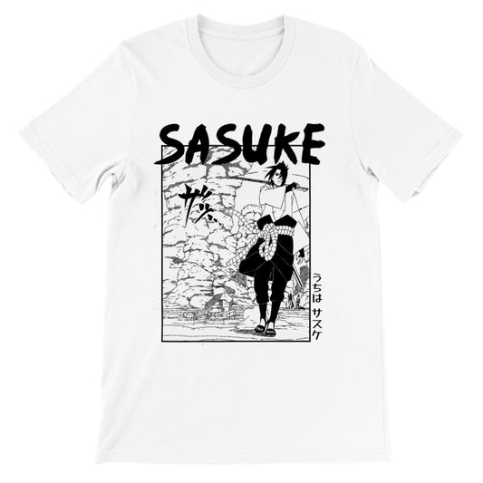 Sasuke Manga Unisex Jersey Short Sleeve Tee, Naruto Manga, Shippuden, Sasuke Shirt, Uchiha, Anime Shirt - Wolf & Bear