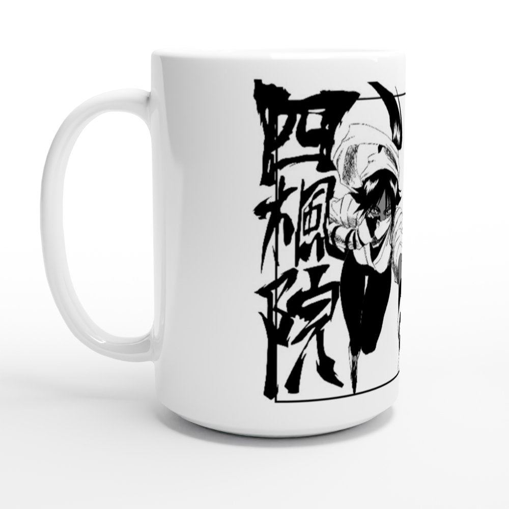 Shihouin Clan Yoruichi White 15oz Ceramic Mug - Wolf & Bear