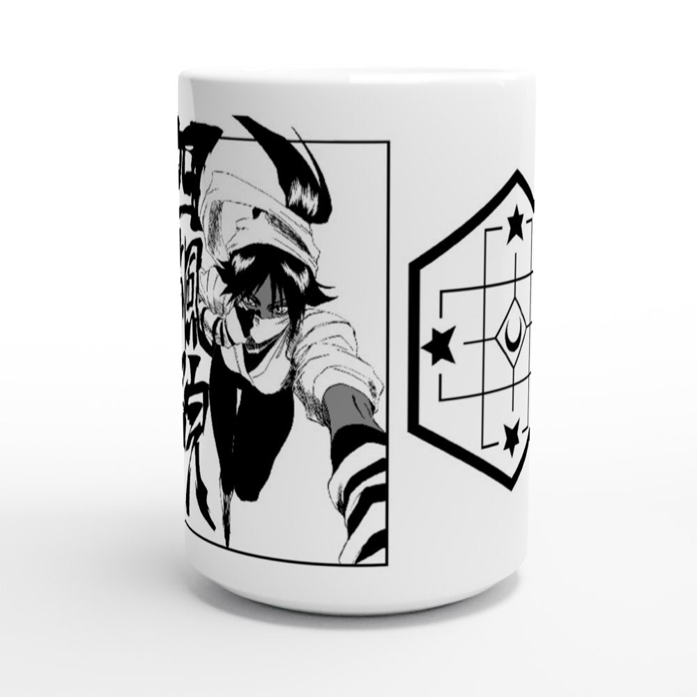 Shihouin Clan Yoruichi White 15oz Ceramic Mug - Wolf & Bear