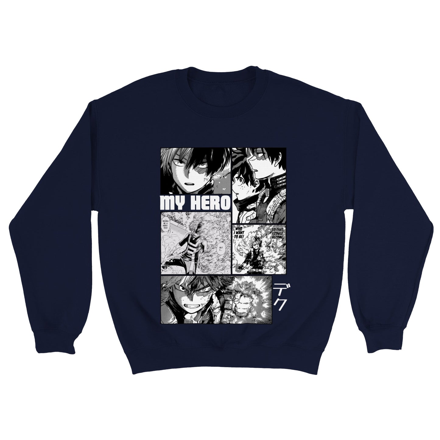 Shoto Todoroki Manga Panel Crewneck My Hero Academia Sweatshirt - Wolf & Bear