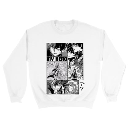 Shoto Todoroki Manga Panel Crewneck My Hero Academia Sweatshirt - Wolf & Bear