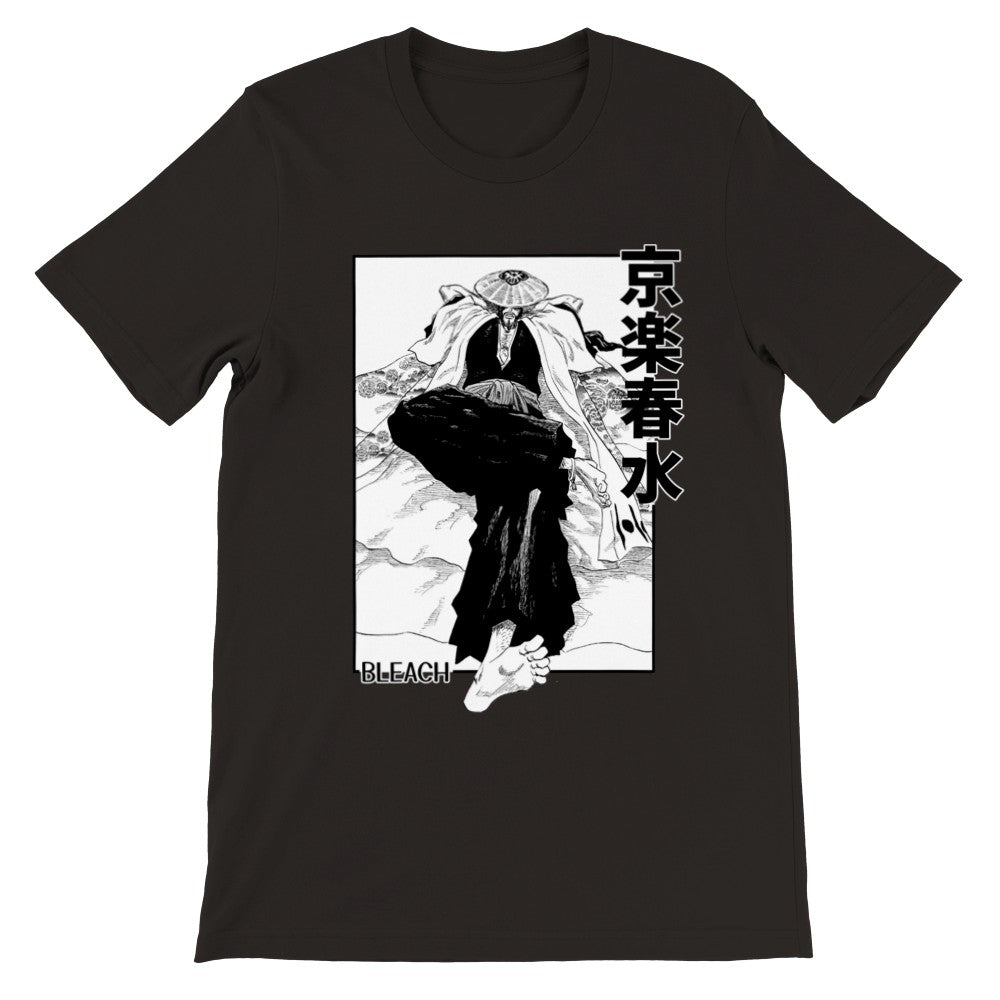 Shunsui Kyoraku Premium Unisex Crewneck Bleach Anime T-shirt - Wolf & Bear