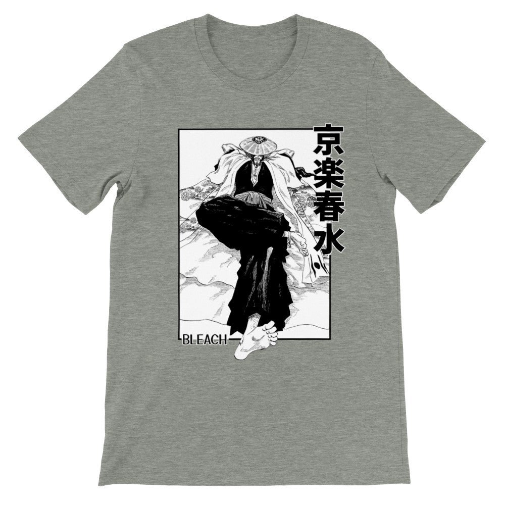 Shunsui Kyoraku Premium Unisex Crewneck Bleach Anime T-shirt - Wolf & Bear