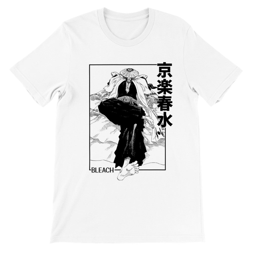 Shunsui Kyoraku Premium Unisex Crewneck Bleach Anime T-shirt - Wolf & Bear