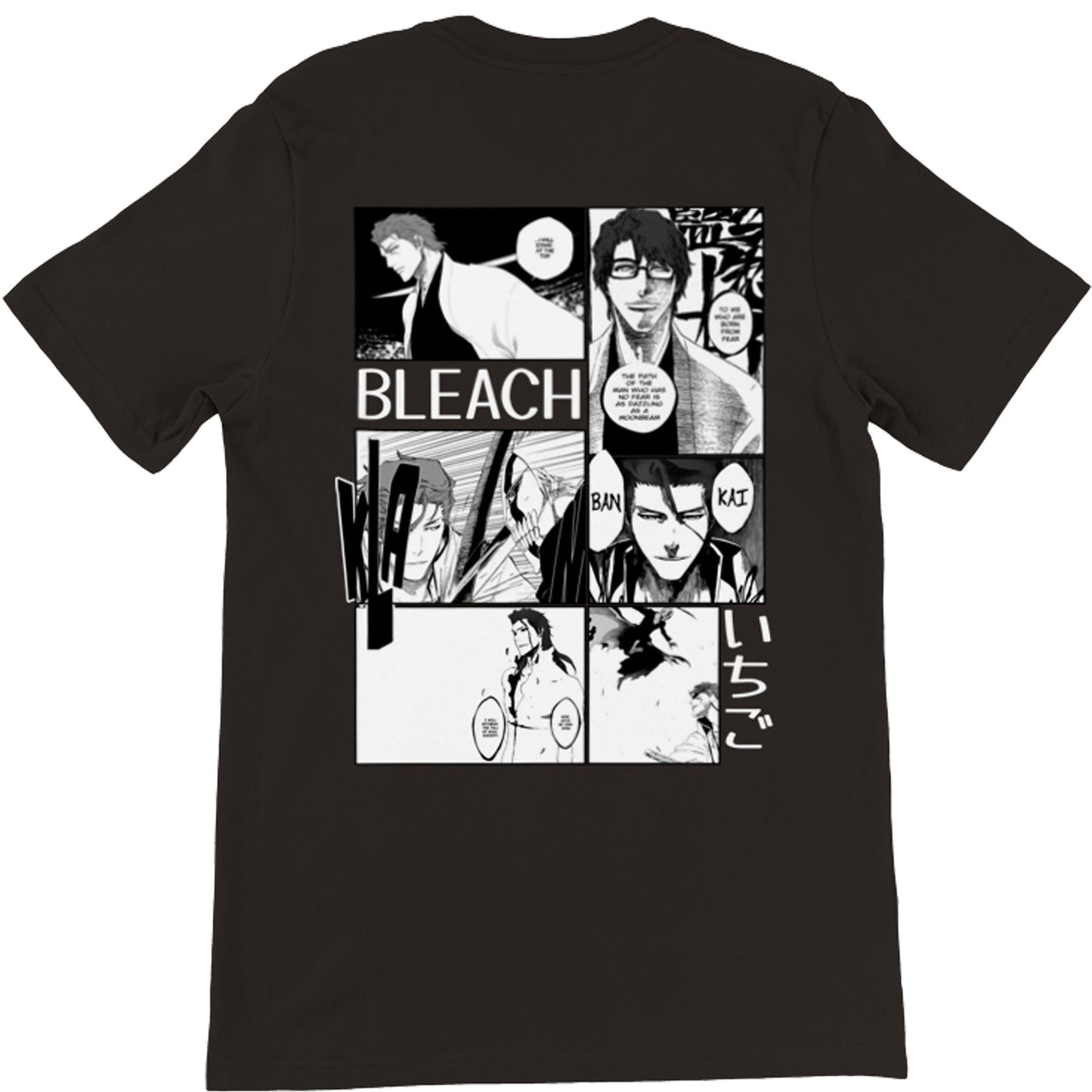 Sosuke Aizen Bleach Manga Panel Premium Unisex Crewneck Anime T-shirt - Wolf & Bear