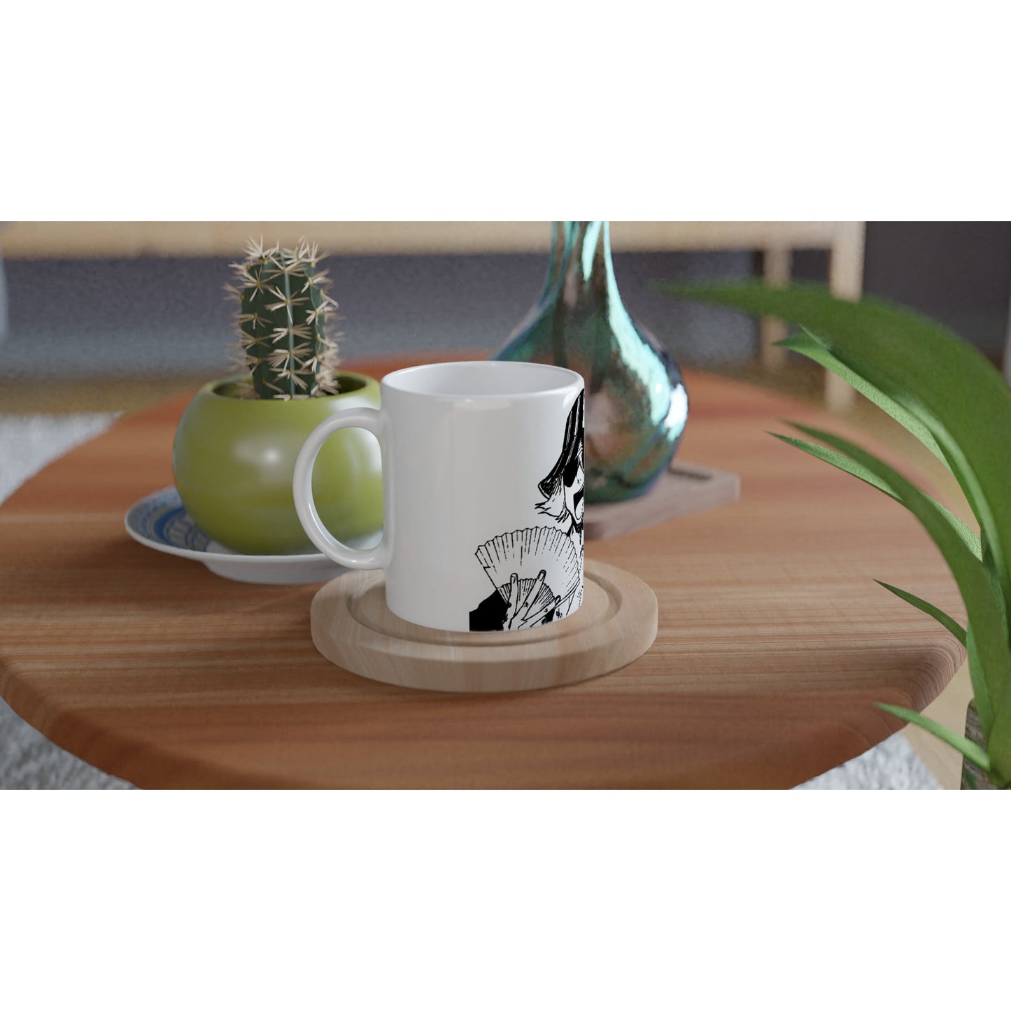 Urahara Kisuke White 11oz Ceramic Bleach Mug - Wolf & Bear